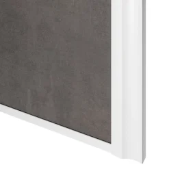 Porte de placard coulissante atelier gris antique profil blanc GoodHome Arius H. 248,5 x L. 91.2 cm + amortisseurs