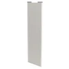 Porte de placard coulissante gris clair mat profil blanc GoodHome Arius H. 248,5 x L. 77.2 cm + amortisseurs