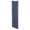 Porte de placard coulissante bleu profil gris GoodHome Arius H. 248,5 x L. 77.2 cm + amortisseurs