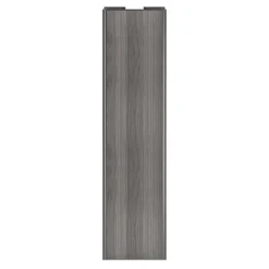 Porte de placard coulissante effet chêne grisé profil gris GoodHome Arius H. 248,5 x L. 62.2 cm + amortisseurs
