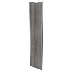 Porte de placard coulissante effet chêne grisé profil gris GoodHome Arius H. 248,5 x L. 62.2 cm + amortisseurs