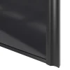 Porte de placard coulissante atelier noir profil noir GoodHome Arius H. 248,5 x L. 76.2 cm + amortisseurs