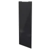 Porte de placard coulissante noir profil noir GoodHome Arius H. 248,5 x L. 92.2 cm + amortisseurs
