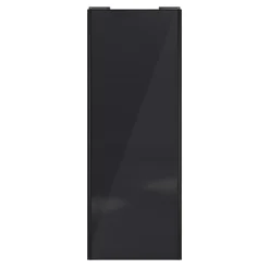 Porte de placard coulissante noir profil noir GoodHome Arius H. 248,5 x L. 92.2 cm + amortisseurs