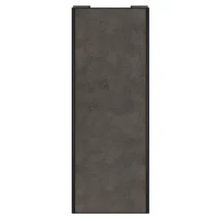 Porte de placard coulissante gris antique profil noir GoodHome Arius H. 248,5 x L. 92.2 cm + amortisseurs