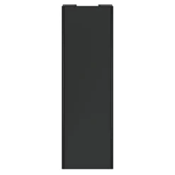 Porte de placard coulissante anthracite profil noir GoodHome Arius H. 248,5 x L. 77.2 cm + amortisseurs