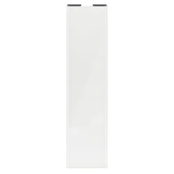 Porte de placard coulissante blanc brillant profil blanc GoodHome Arius H. 248,5 x L. 62.2 cm + amortisseurs