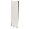 Porte de placard coulissante bois nordique profil noir GoodHome Arius H. 248,5 x L. 92.2 cm + amortisseurs