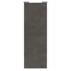 Porte de placard coulissante gris antique profil blanc GoodHome Arius H. 248,5 x L. 92.2 cm + amortisseurs