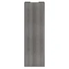Porte de placard coulissante effet chêne grisé profil gris GoodHome Arius H. 248,5 x L. 77.2 cm + amortisseurs