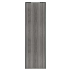 Porte de placard coulissante effet chêne grisé profil gris GoodHome Arius H. 248,5 x L. 77.2 cm + amortisseurs