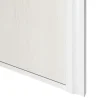 Porte de placard coulissante atelier bois nordique profil blanc GoodHome Arius H. 248,5 x L. 76.2 cm + amortisseurs