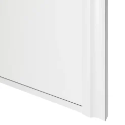 Porte de placard coulissante atelier blanc profil blanc GoodHome Arius H. 248,5 x L. 61.2 cm + amortisseurs