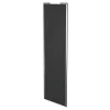 Porte de placard coulissante anthracite profil gris GoodHome Arius H. 248,5 x L. 77.2 cm + amortisseurs
