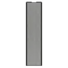 Porte de placard coulissante béton profil noir GoodHome Arius H. 248,5 x L. 62.2 cm + amortisseurs