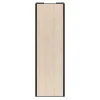 Porte de placard coulissante effet chêne clair profil noir GoodHome Arius H. 248,5 x L. 77.2 cm + amortisseurs