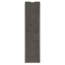 Porte de placard coulissante gris antique profil gris GoodHome Arius H. 248,5 x L. 62.2 cm + amortisseurs