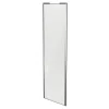 Porte de placard coulissante blanc brillant profil gris GoodHome Arius H. 248,5 x L. 77.2 cm + amortisseurs