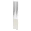 Porte de placard coulissante atelier bois nordique profil blanc GoodHome Arius H. 248,5 x L. 61.2 cm + amortisseurs