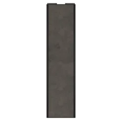 Porte de placard coulissante gris antique profil noir GoodHome Arius H. 248,5 x L. 62.2 cm + amortisseurs