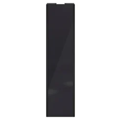 Porte de placard coulissante noir profil noir GoodHome Arius H. 248,5 x L. 62.2 cm + amortisseurs