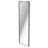 Porte de placard coulissante miroir profil noir GoodHome Arius H. 248,5 x L. 77.2 cm + amortisseurs