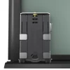 Porte de placard coulissante atelier vert de gris profil noir GoodHome Arius H. 248,5 x L. 61.2 cm + amortisseurs