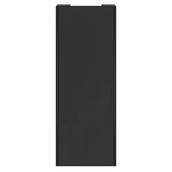 Porte de placard coulissante anthracite profil noir GoodHome Arius H. 248,5 x L. 92.2 cm + amortisseurs