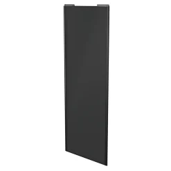 Porte de placard coulissante anthracite profil noir GoodHome Arius H. 248,5 x L. 92.2 cm + amortisseurs