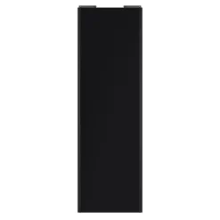 Porte de placard coulissante noir mat profil noir GoodHome Arius H. 248,5 x L. 77.2 cm + amortisseurs