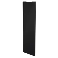 Porte de placard coulissante noir mat profil noir GoodHome Arius H. 248,5 x L. 77.2 cm + amortisseurs