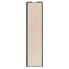 Porte de placard coulissante effet chêne clair profil noir GoodHome Arius H. 248,5 x L. 62.2 cm + amortisseurs