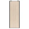 Porte de placard coulissante effet chêne clair profil noir GoodHome Arius H. 248,5 x L. 92.2 cm + amortisseurs