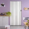 Porte extensible PVC blanc Cara 205 x 84 cm