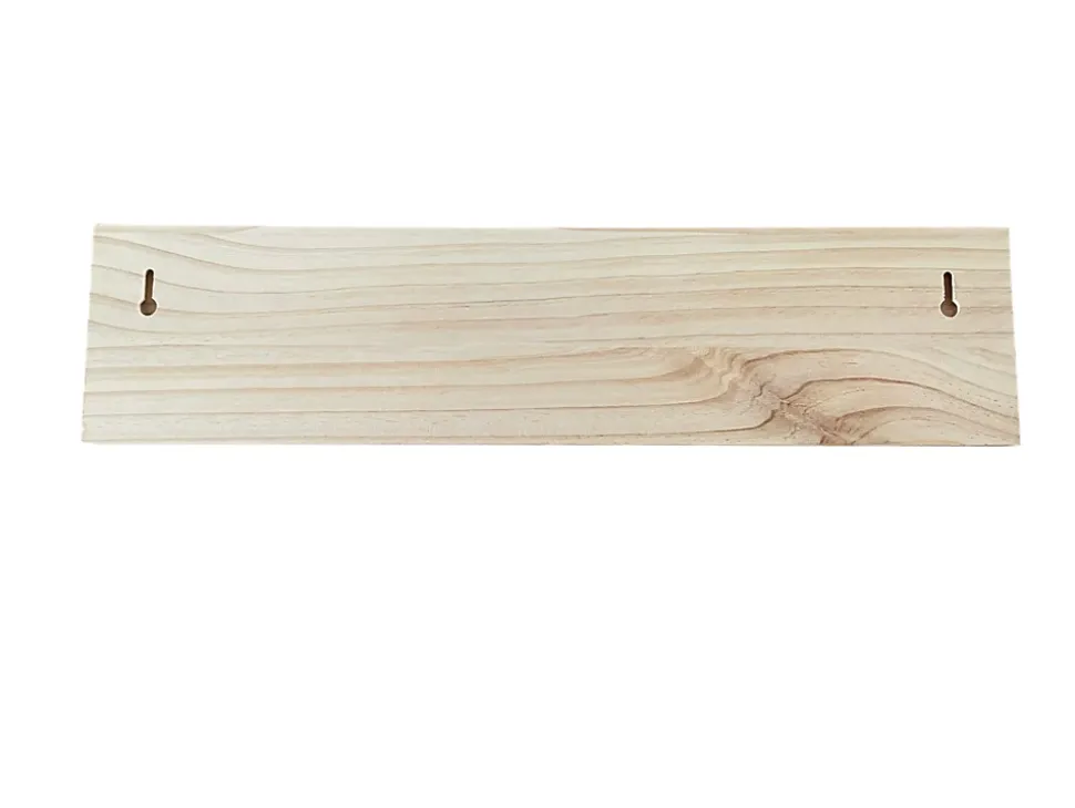 Porte photo effet bois l.50 x H.12 cm Ariane