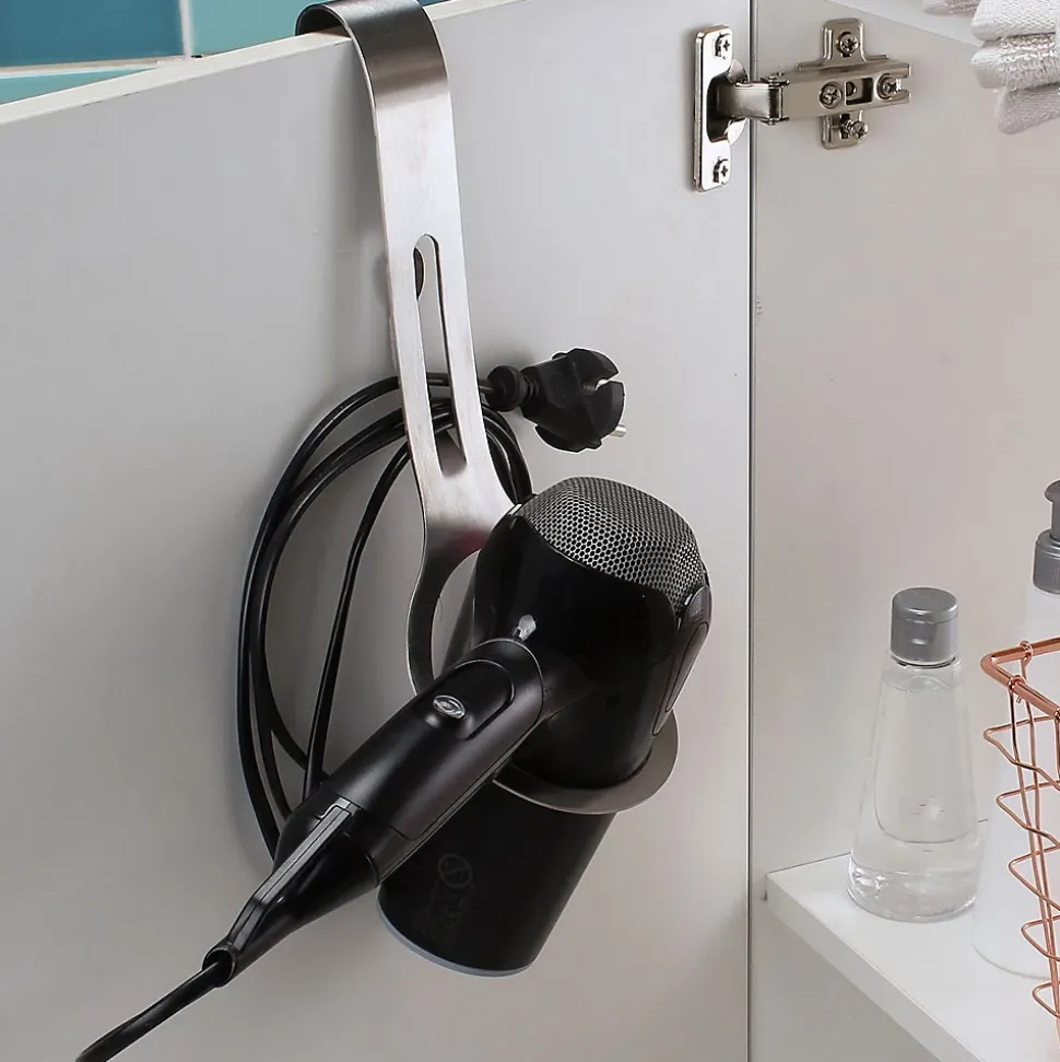 Porte sèche cheveux à suspendre