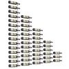 Porte-Bouteille kit mural pour 45 bouteilles Gris