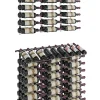 Porte-Bouteille kit mural pour 144 bouteilles Nickel brossé