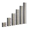 Porte-Bouteille kit mural pour 126 bouteilles Nickel brossé