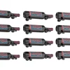 Porte-Bouteille kit mural pour 12 bouteilles noir design