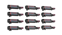 Porte-Bouteille kit mural pour 12 bouteilles noir design