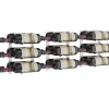 Porte-Bouteille kit mural pour 30 bouteilles Nickel brossé