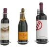Porte-bouteille vertical pour une bouteille de vin noir
