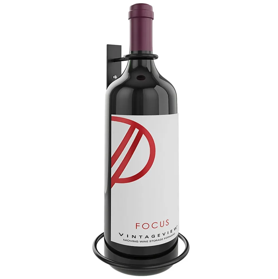 Porte-bouteille vertical pour une bouteille de vin noir