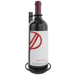 Porte-bouteille vertical pour un magnum de vin noir