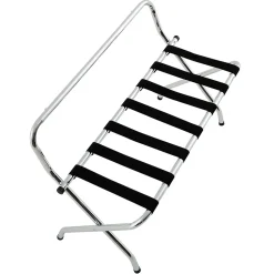 Porte-valise VALISE, structure pliable en métal chromé