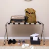 Porte-valise VOYAGE, structure pliable en métal chromé