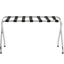Porte-valise VOYAGE, structure pliable en métal chromé