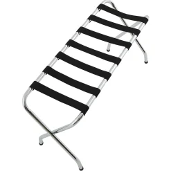 Porte-valise VOYAGE, structure pliable en métal chromé