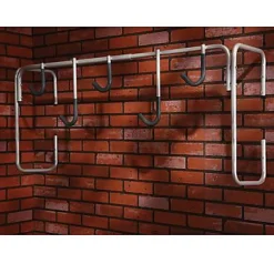 Porte-vélos pour le garage Mottez fixation murale capacité 5 vélos charge maxi 75 kg